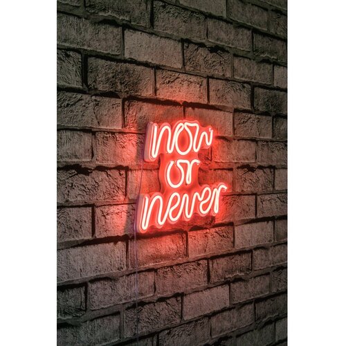 Wallity Dekorativna plastična LED rasveta Now or Never Red Slike