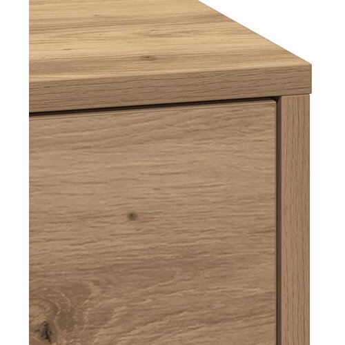  Noćni ormar Umjetnički hrast 38 x 34 x 61 cm Konstruirano drvo Slike