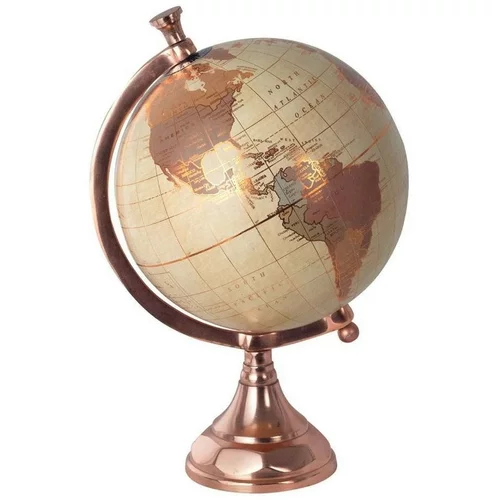 Signes Grimalt Globe World Map Gold Smeđa