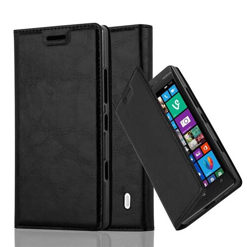 Cadorabo Ohi&scaron;je, združljivo z Nokia Lumia 929 / 930 v nočna črna - Za&scaron;čitni ovitek z magnetnim zapiranjem, stoječo funkcijo in režo za kartice, (20560862) Cene