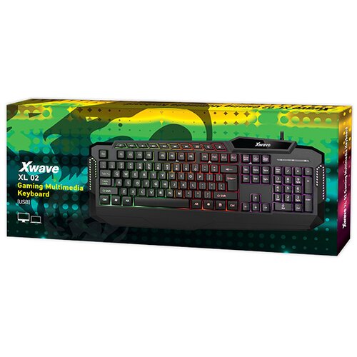 X Wave Tastatura gejmerska multimedijalna sa RGB pozadinskim osvetljenjem XL 02 028313 Cene