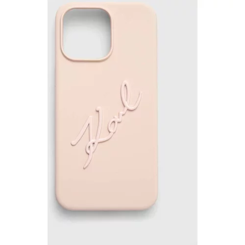 Karl Lagerfeld Etui za telefon iPhone 15 Pro Max 6.7'' roza barva