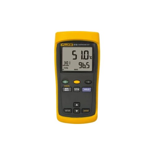 FLUKE Mjerač temperature 51 II -250 Do +1372 °C Tip tipala J, K, T, E Kalibriran po: Tvornički standard (vlastiti) Cijene