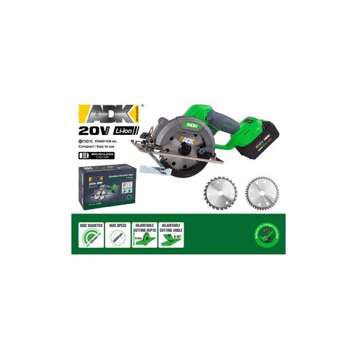 ADK akumulatorska kružna testera 20V SF4J503 ENEX 1 X 4.0AH Cene