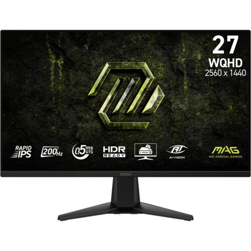 MSI MAG 275QF E20 računalni monitor 68,6 cm (27") 2560 x 1440 pikseli Wide Quad HD LCD Crno Cijene