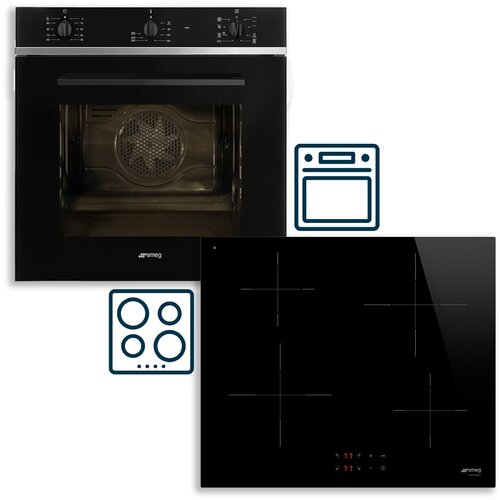 Smeg ugradbeni set ploča SI4642D + pećnica SF64M3TB (SET 17) Cijene