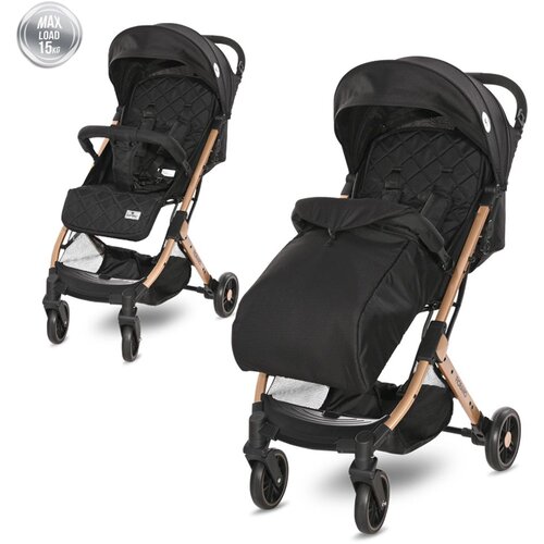 Lorelli FIORANO Sportska Kolica s Zimskom Navlakom za Noge Black (0mj+) - (do 15kg/96cm) Slike