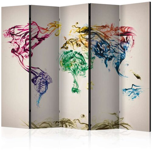  Paravan u 5 dijelova - Dancing smoke trails II [Room Dividers] 225x172 Slike