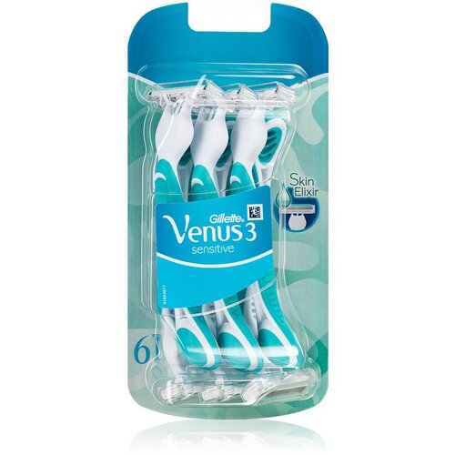 Gillette Venus 3 sensitive brivniki za enkratno uporabo 6 ks 6 kos Cene