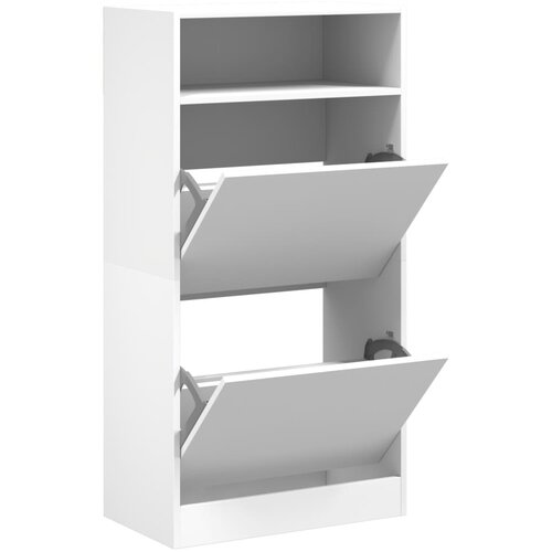  za cipele bijeli 60 x 34 x 116 cm od konstruiranog drva Slike