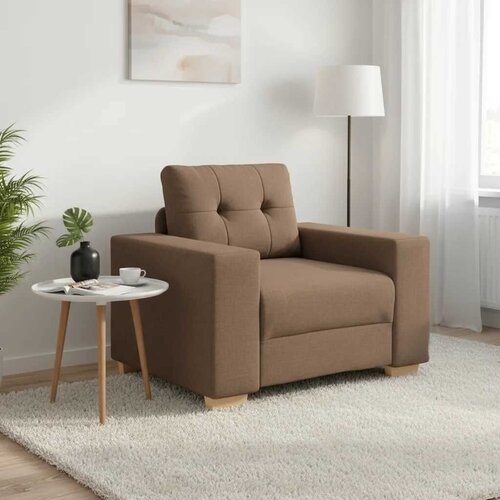 SOFA fotelja smeđa 100x78x80 cm tkanina - Smeđa 1 100 cm Cijene