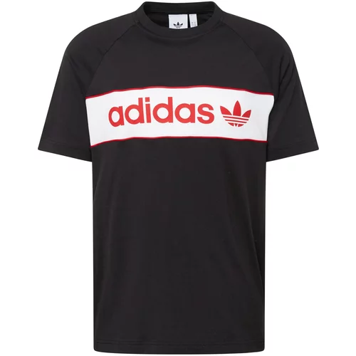 Adidas Majica 'Archive' crvena / crna / bijela