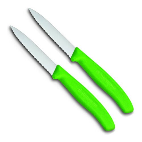 Victorinox kuhinjski nož reckavi 8cm 2/1 zeleni ( 6.7636.L114B ) Slike