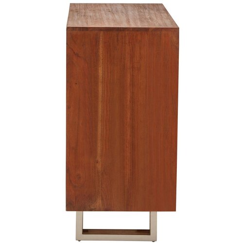 Premier Housewares Komoda od masivnog bagrema u tamnoj prirodnoj boji 92x82x40 cm Simla &amp;ndash; Slike