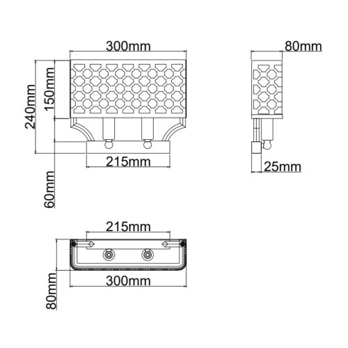 Open design OR84597 - zidna svetiljka verno 2xE14/12W/230V sjajni hrom Slike