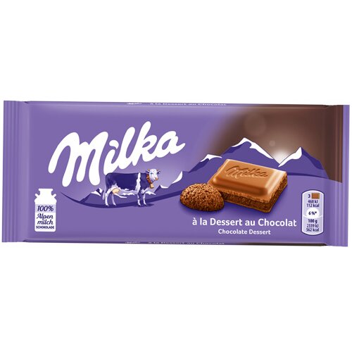 Milka desert au chocolat čokolada, 100g Slike