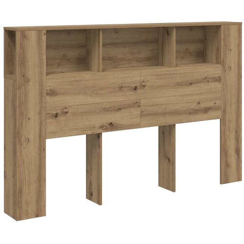  s uzglavljem Artisan hrast 160x18,5x103,5 cm Konstruirano drvo Slike