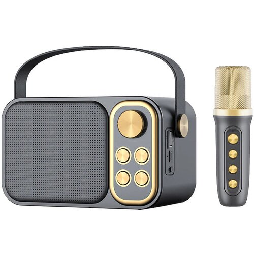  Bluetooth zvucnik Karaoke set sa mikrofonom YS-103 crni Slike