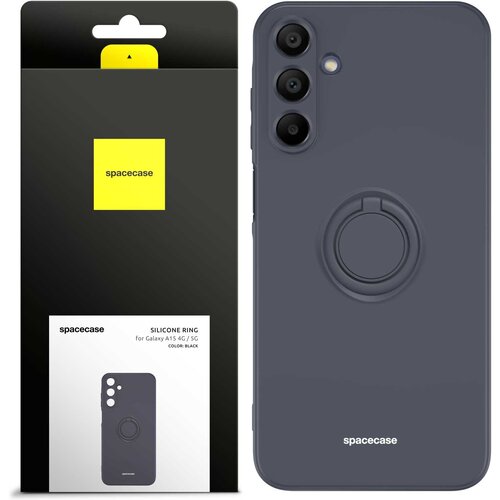 Spacecase SILIKONSKI OVITEK OBROČ ZA SAMSUNG GALAXY A15 4G 5G ČRN, (21967498) Cene