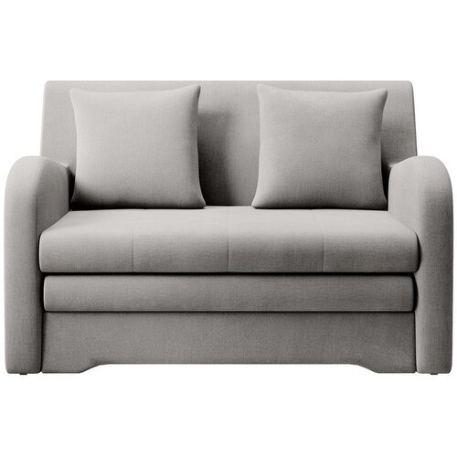 ELTAP Svijetlo siva baršunasti sklopiva sofa 130 cm Ario – Cijene