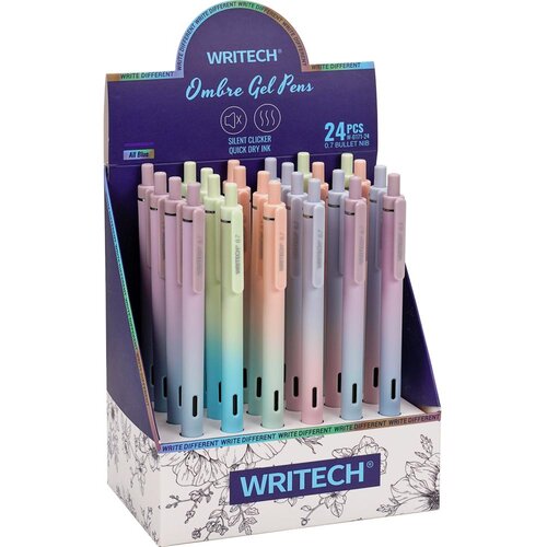  GEL PEN 0,7 WRITECH W-0171 OMBRE GRADIENT PASTEL DISP. 24/1 Cene