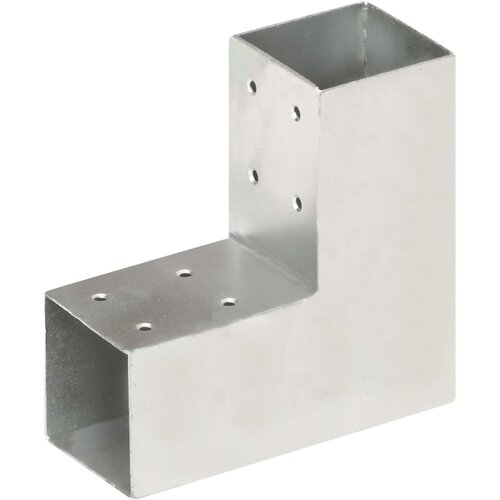 vidaXL Spojnik za stupove u L-obliku od pocinčanog metala 71 x 71 mm Cijene