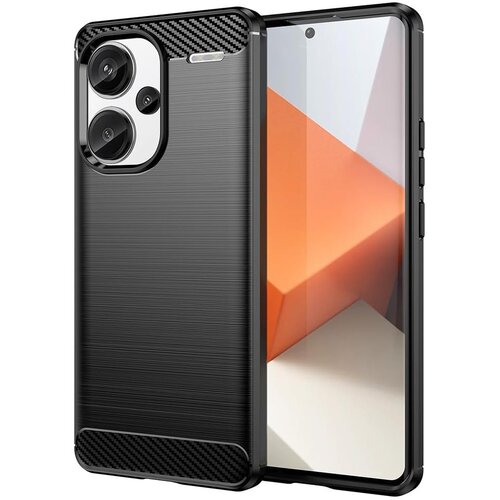  Techsuit Carbon Silicone maska za Xiaomi Redmi Note 13 Pro+ 5G &ndash; crna Cijene