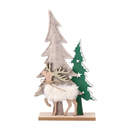 Festa Sven, novogodišnja dekoracija, jelke sa irvasom, 31cm Cene