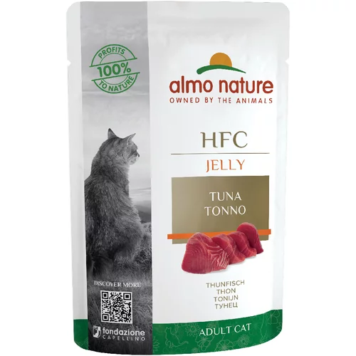 Almo Nature Ekonomično pakiranje HFC Jelly vrećice 24 x 55 g - Tuna
