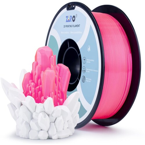 Ziro translucent pla filament 1.75 mm - pink Cene