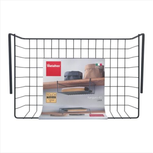 Lemon Planet Korpa za odlaganje ispod police Kanguro40 Lava 40x26x14cm Metaltex 363040 004 Korpa za odlaganje is Slike