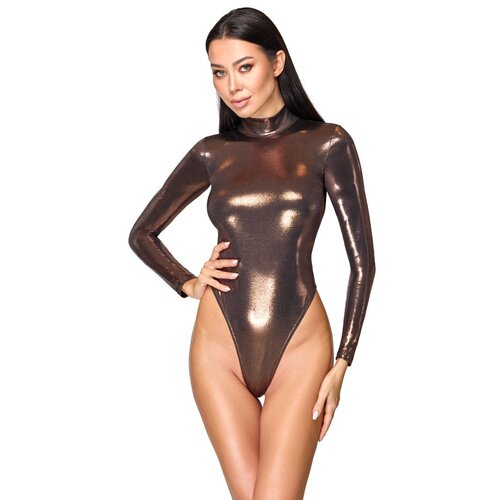Cottelli Shimmering Long Sleeved Body 2633280 Rose-Gold &amp;amp; Copper M Slike