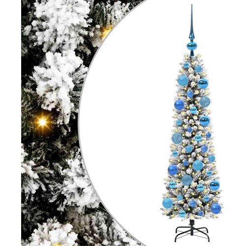  Umjetno božićno drvce Bijela 120 cm PVC i Metal i Plastika Slike