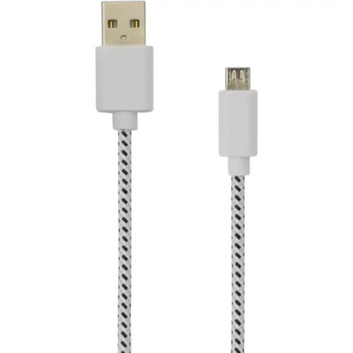 S Box KABEL USB A Muški -> MICRO USB Muški 1 m Bijeli, (08-usb-1031w)