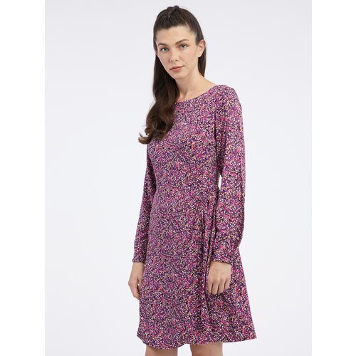 Orsay Pink and Purple Women&amp;#039;s Patterned Dress - Women&amp;#039;s Slike