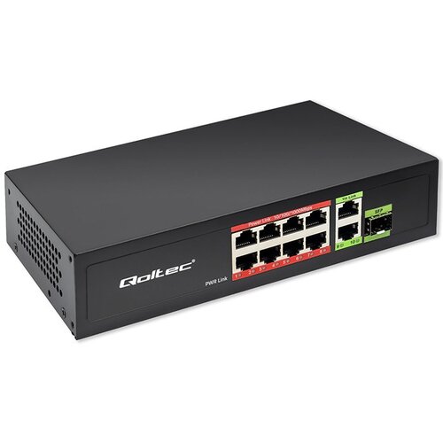 Qoltec Ethernet Switch PoE RJ45 PoE Uplink SFP Cijene