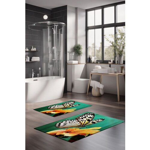  CT-5104 multicolor bathmat set (2 pieces) Cene