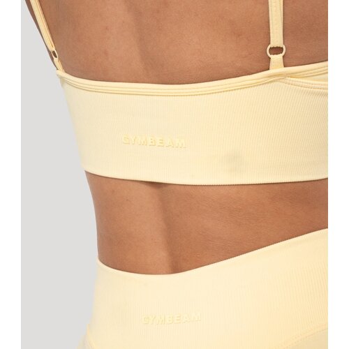 GymBeam Luma Sports Bra Butter Yellow L Cene
