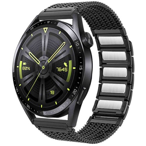INF združljiv s huawei gt series titanium gray woven magnetic loop stainless steel watch band 20 mm, (5000116396) Cene