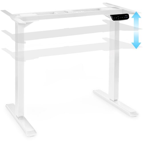 OneConcept Multidesk Comfort, visinski podesivi pisaći stol, električni, visina 62-128 cm, crni Cijene