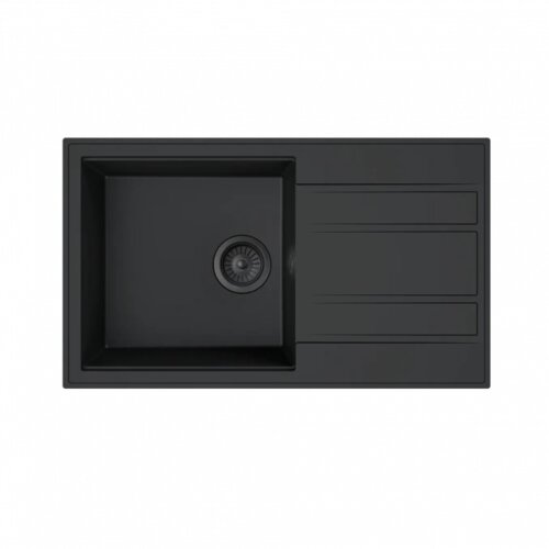 Minotti Granitna sudopera MILO RETTO 78x46 Lava stone sa sifonom Cene
