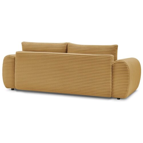 Bobochic Paris Senf žuta sklopiva sofa od samta 257 cm Lucien &amp;ndash; Slike