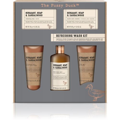 Baylis & Harding The Fuzzy Duck Men's Hemp & Bergamot poklon set (za kosu, bradu i tijelo) za muškarce Cijene