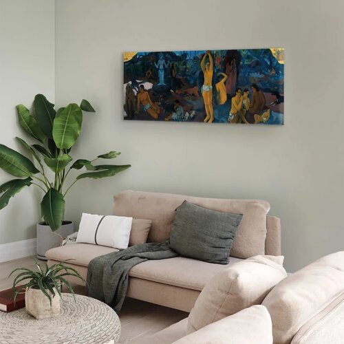  Slika - Paul Gauguin &amp;ndash; Where Do We Come From? What Are We? Where Are We Going? 100x40 Premium Print Slike
