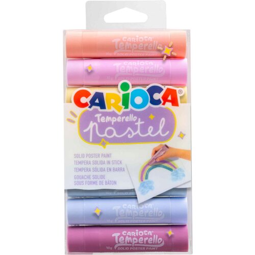 Carioca temperello pastel tempera stick set 8kom Cene