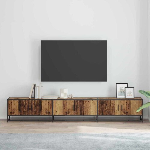 VidaXL TV ormar Staro drvo 240 x 35 x 41 cm Konstruirano drvo Slike