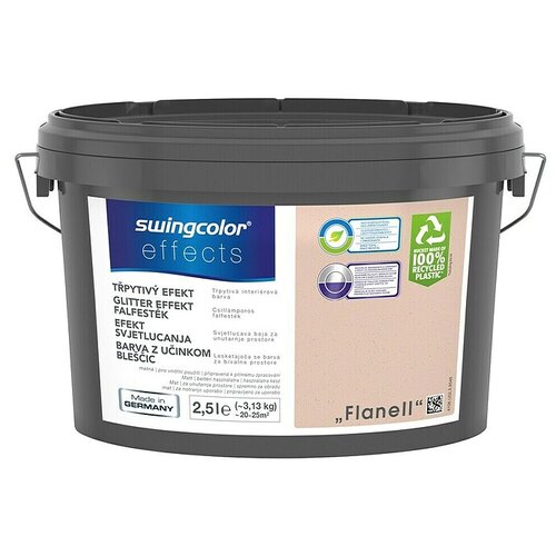 SWINGCOLOR Efekt barva Flanell (2,5 l) Slike