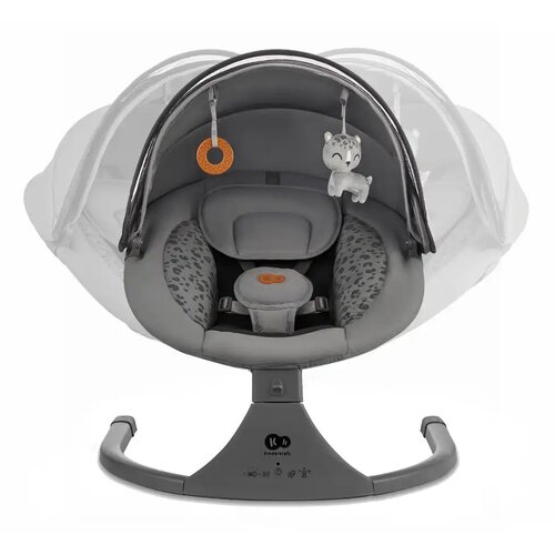 Kinderkraft Električna gugalnica LUMI 2, Dark Grey Slike