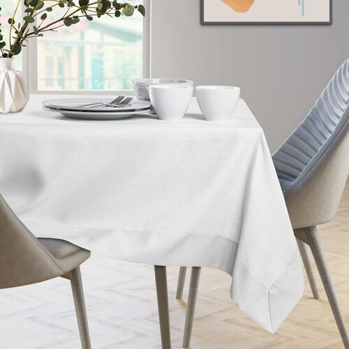 AmeliaHome Stolnjak Empire 110x110 cm, bijela Slike
