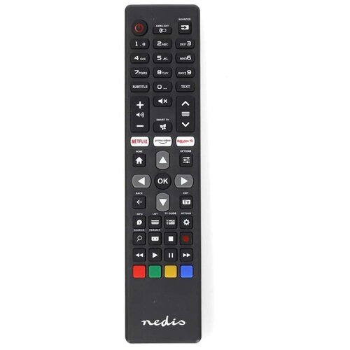 Nedis Predprogramiran nadomestni daljinski upravljalnik za TV Philips s pretakanjem, Črna, (5000277109) Cene